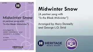 Midwinter Snow (Two-part) - arr. Mary Donnelly and George L.O. Strid