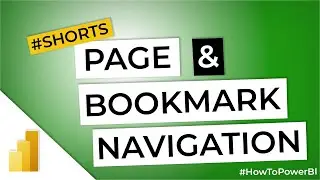 Меню навигации по страницам и закладкам в Power BI #Shorts