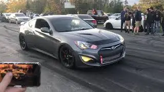 2.0T genesis bolt ons tuned big burnout + mustang burnout