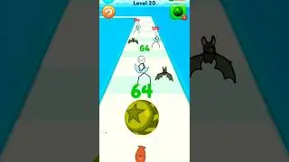 Stickman roll run now funny gameplay 20 #shorts #stickmanroll #runnow #funnygameplay #gameplay