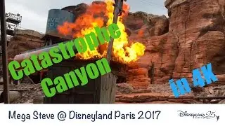 Catastrophe Canyon 4k Studio Tram Tour at Walt Disney Studios - Disneyland Paris - 25th Anniversary