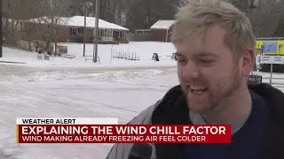 Explaining the wind chill factor