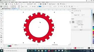 Como TRANSFORMAR OBJETOS CON COREL DRAW 2019 (Crear engranaje)