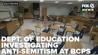 Dept. of Education opens Title VI investigation into alleged antisemitism at BCPSS