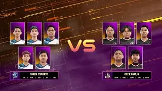 Match 2 Siren Esports VS Geek Farm Jr ■ MDL ID S3 - Regular Season Week 1 Day 1