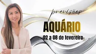 AQUÁRIO 02 a 08 Fevereiro - Previsão Semanal Horóscopo com Tarot