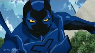 Blue Beatle vs Raven sparring scene - Teen Titans: The Judas Contract (2017) BestScenes