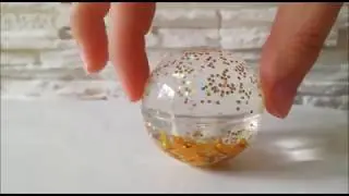 Effektkugel - Flummi Glitzer Sterne - geburtstagsfee || Produktvideo