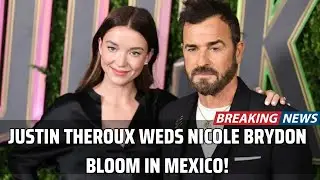 Justin Theroux Marries Nicole Brydon Bloom in Romantic Beach Wedding । USA Entertainment News