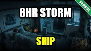 Can&rsquo;t Sleep Tonight? Hide in This Stormy Cruise Ship Cabin | 8 Hours Rain & Thunder