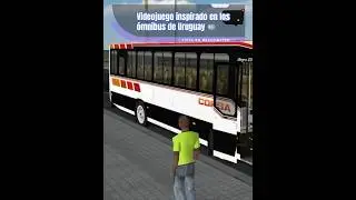 Video game inspired by Uruguayan buses 🇺🇾