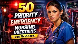 50 Priority Nursing Questions in Emergency Situations-Nursing Exam Prep#2026#education#study#explore