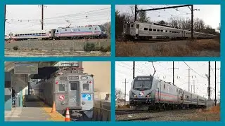 Septa Heritage Units & Push Pull Sets On The West Trenton Line & Northeast Corridor