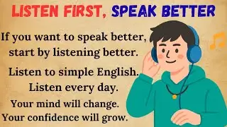Listen First, Speak Better | Why Listening Improves Your English Speaking