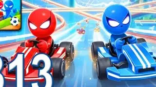 Stickman Party -Gameplay Part 313 Random funny MiniGames 1 2 3 4 Player Free New Update Adventure 