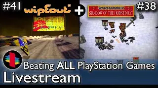Beating ALL PS1 Games! - WipEout (Part 2) & Warhammer: Shadow of the Horned Rat (Part 10)
