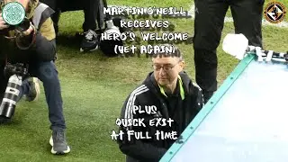 Martin O'Neill Returns to Hero's Welcome (yet again) + Quick Exit at FT - Celtic 4 - Dundee United 0