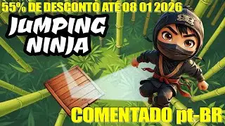 Jumping Ninja - PS5 Gameplay COMENTADO pt-BR