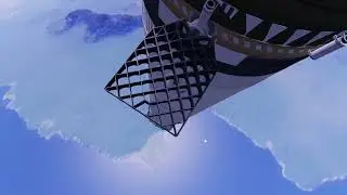 Successful landing of the medium lift rocket's booster!