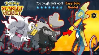 Fighting Type Pokemon DESTROY Inteleon! Easy 7 Star Solo Raid Guide - Pokemon Scarlet and Violet
