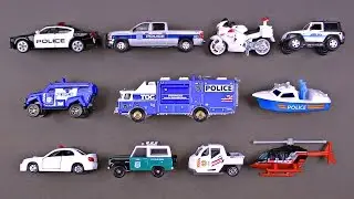 Police Cars for Kids #1 Best Toddler Learning Police Cars, Trucks, Police Vehicles for Children