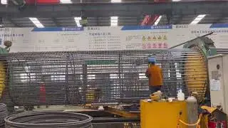 CNC rebar cage making machine
