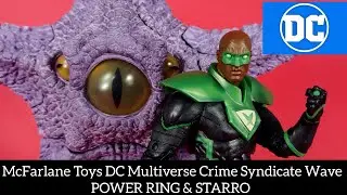 MCFARLANE TOYS DC MULTIVERSE CRIME SYNDICATE WAVE Power Ring & Starro