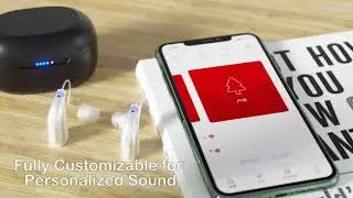 JH-W3 TWS bluetooth BTE hearing aids with Rechargeable OTC Hearing Amplifier Smart App