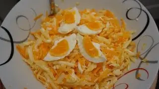 Салат с морковью и яблоком Солнечный как в детском саду/Sunny Salad