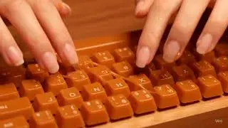 Caramel Keyboard ASMR #ai #asmr #asmrsounds