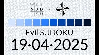 Sudoku Evil,   19/04/2025