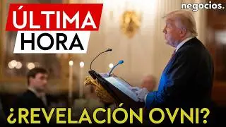 &Uacute;LTIMA HORA: Trump ha hablado en privado sobre rumores de que tiene preparado un discurso de ovnis