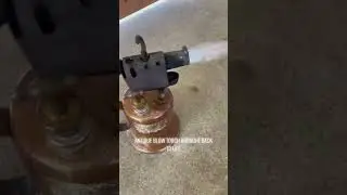 Antique Blow Torch #torch #blowtorch #tools