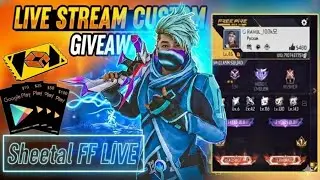Free Fire 🔴Live Today morning 1 February Giveaway Winner CUSTOM ROOM #RedeemCode #ff #FREEFIRE