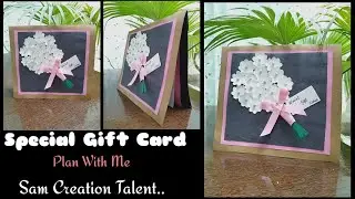 Special Gift Card !! 2021!! Handmade GIFT Idea !! Sam Creation Talent !!😊