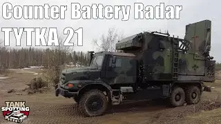 Tytka21 In Action - Artillery Weapon Locating Radar WLR - Finnish Army