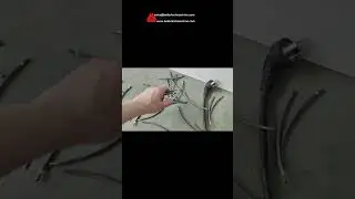 Cable Insulation Removing Machine: Cutting and Stripping Two Wires Together
