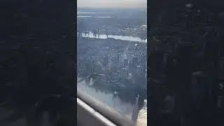 New York City flyover #flyover #nyc #freedomtower #brooklyn #deltaairlines #usa #travel