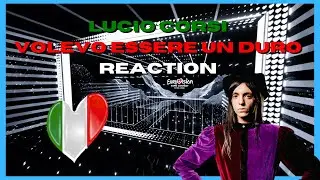 🇮🇹 Lucio Corsi - Volevo Essero Un Duro | Reaction - Eurovision 2025 Italy