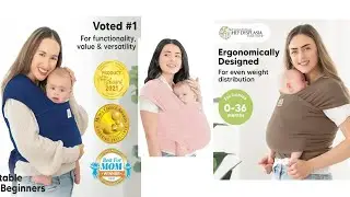 Unboxing Baby Wrap Carrier - All in 1 Original Breathable Baby Sling | Lightweight Baby Carrier