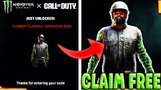 CLAIM NEW FREE Monster Energy Rewards for Warzone & Black Ops 6! (Combat Flannel skin)