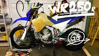 Gary goes into the garage Wr250r service