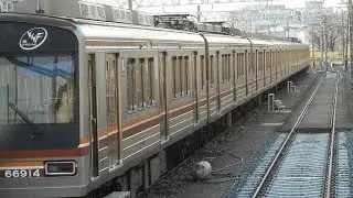 2026.01.15早朝 阪急正雀車庫 速報版 7300F、7306F工事線より移動。37番線に大阪メトロ66614F。他