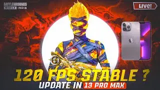 I PHONE 13 PRO MAX 120FPS PERFORMENCE TEST AFTER 1 YEAR😲/ BGMI LIVE STREAMING  #bgmilive #bgmi