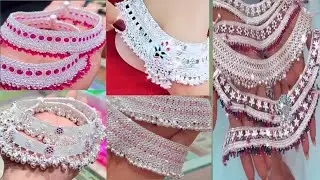 silver Payal new collection weth price/beautiful Payal design/varal Payal/chandi Payal ki design/