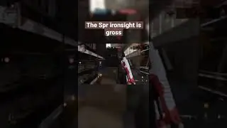 The Spr ironsight in modern warfare is amazing