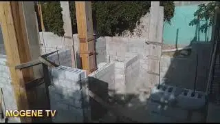 Construction a Concrete Column Work - 5 story Building in the Caribbean