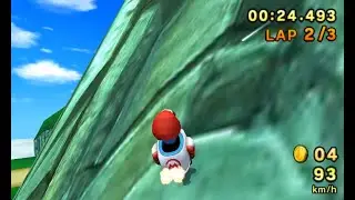 [MK7 TAS] Mushroom Gorge (Glitch) - 49.813