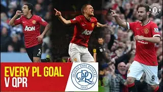 Every PL Goal v QPR | Rafael, Fletcher, Mata, Rooney | QPR v Manchester United | Manchester United