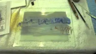 China Painting on Glass in the UK by Mary Lou LaBerge